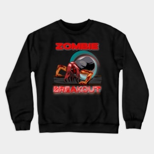 Zombie Breakout Crewneck Sweatshirt